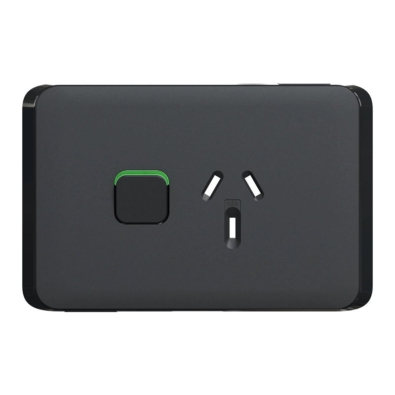 CLIPSAL Iconic Switch Series Black - Skin Only